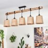 Soungou Plafondlamp Natuurlijke kleuren, Zwart, 5-lichts