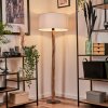 Saladillo Staande lamp Natuurlijke kleuren, Zwart, 1-licht