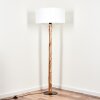 Saladillo Staande lamp Natuurlijke kleuren, Zwart, 1-licht