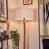 Saladillo Staande lamp Natuurlijke kleuren, Zwart, 1-licht