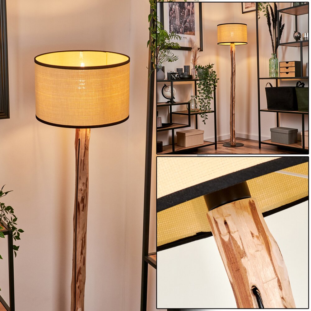 Chellas Staande lamp Natuurlijke kleuren, Zwart, 1-licht main product photo