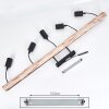 Soungou Plafondlamp Natuurlijke kleuren, Zwart, 5-lichts