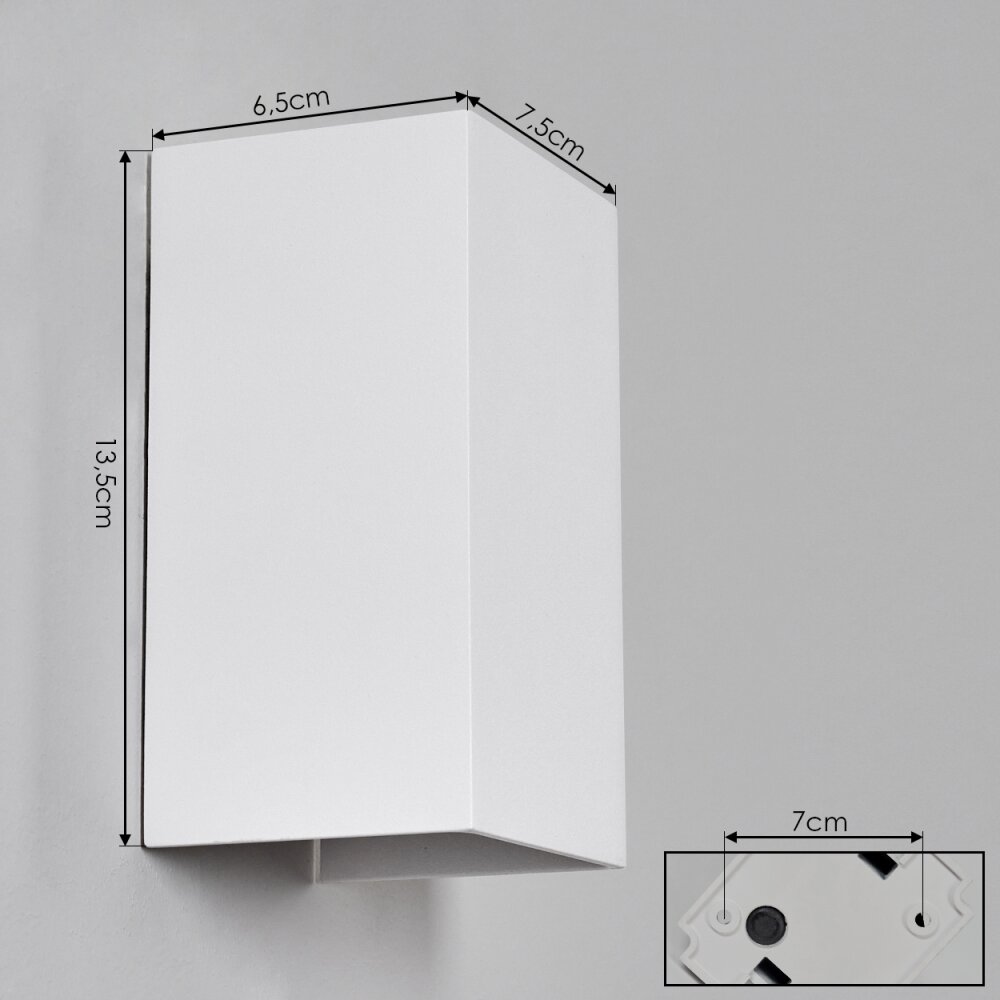Tamarin Buiten muurverlichting LED Wit, 1-licht