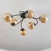Chehalis Plafondlamp - Glas Amber, 6-lichts