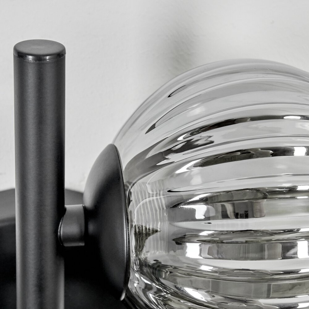 Chehalis Muurlamp - Glas Rookkleurig, 2-lichts