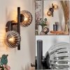 Chehalis Muurlamp - Glas Rookkleurig, 2-lichts