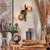 Chehalis Muurlamp - Glas Rookkleurig, 2-lichts