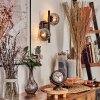 Chehalis Muurlamp - Glas Rookkleurig, 2-lichts
