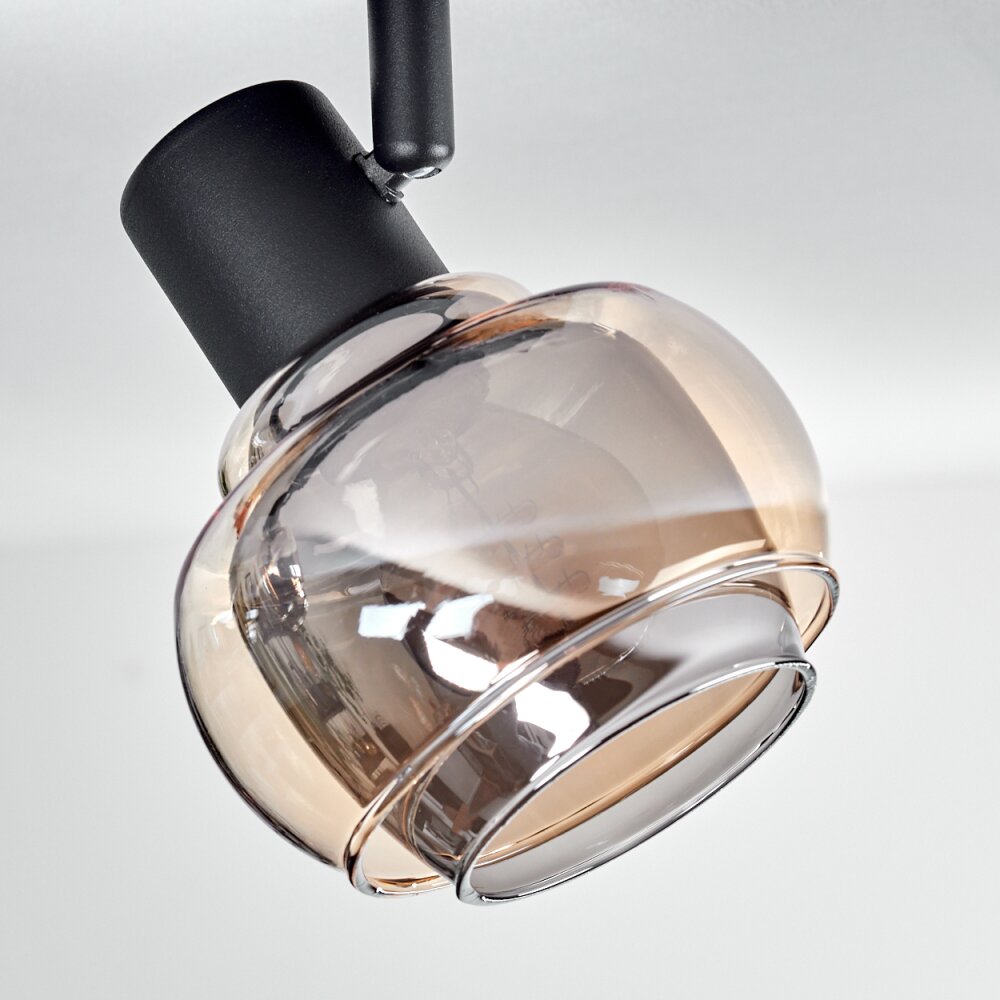 Cevio Plafondlamp Zwart, 2-lichts