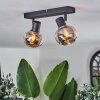 Cevio Plafondlamp Zwart, 2-lichts