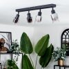 Leteque Plafondlamp Zwart, 4-lichts