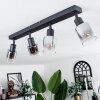 Leteque Plafondlamp Zwart, 4-lichts