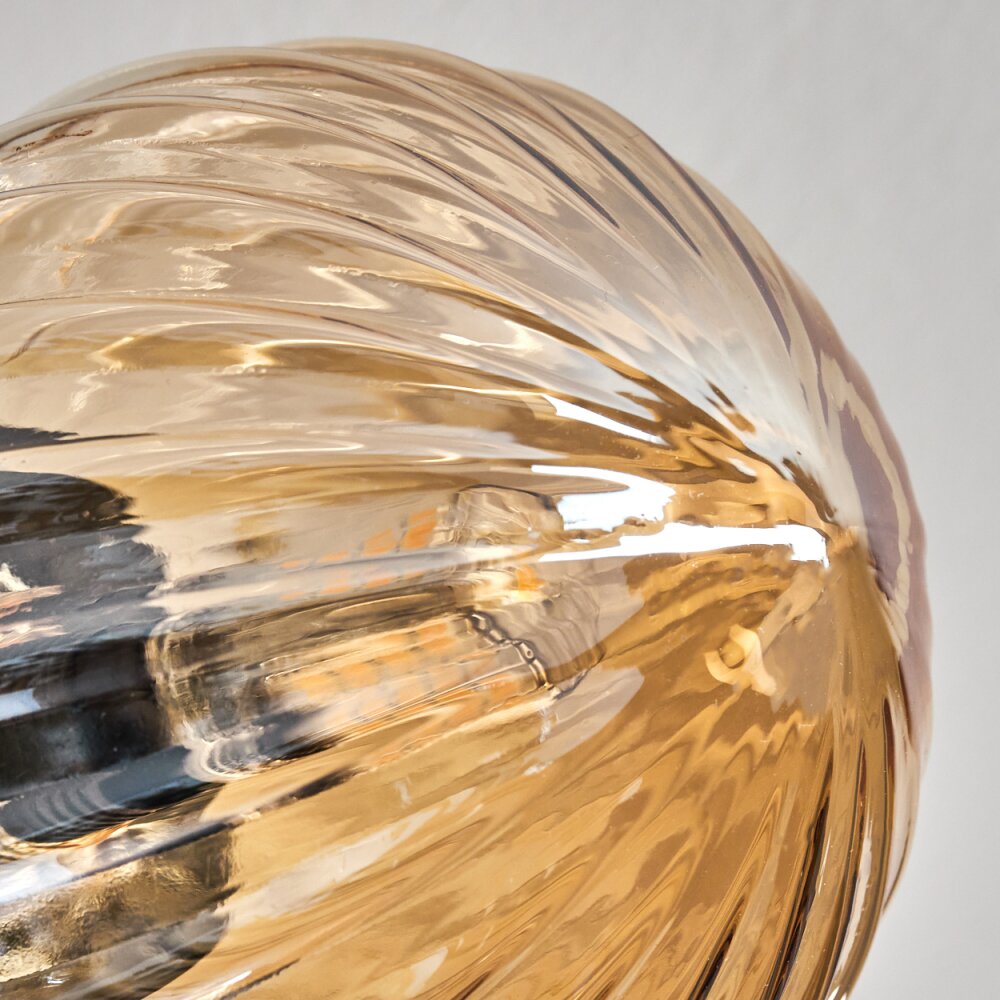Chehalis Plafondlamp - Glas Amber, 6-lichts