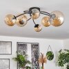 Chehalis Plafondlamp - Glas Amber, 6-lichts