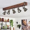 Pehefito Plafondlamp Bruin, Zwart, 5-lichts