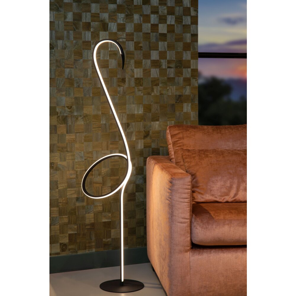 Lucide FLAMINGO Staande lamp LED, 1-licht, Afstandsbediening, Kleurwisselaar main product photo