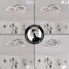 Buren Plafondlamp LED Nikkel mat, 1-licht
