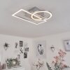 Buren Plafondlamp LED Nikkel mat, 1-licht