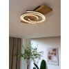 Lutec Rifia Plafondlamp LED Natuurlijke kleuren, Zwart, 1-licht