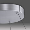 Paul-Neuhaus PURE E-CLIPSE Hanglamp LED Zilver, 2-lichts, Afstandsbediening
