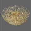 Paul-Neuhaus SAREA Plafondlamp Goud, 10-lichts