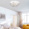 Paul-Neuhaus SAREA Plafondlamp Zilver, 10-lichts