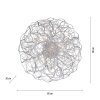 Paul-Neuhaus SAREA Plafondlamp Zilver, 10-lichts
