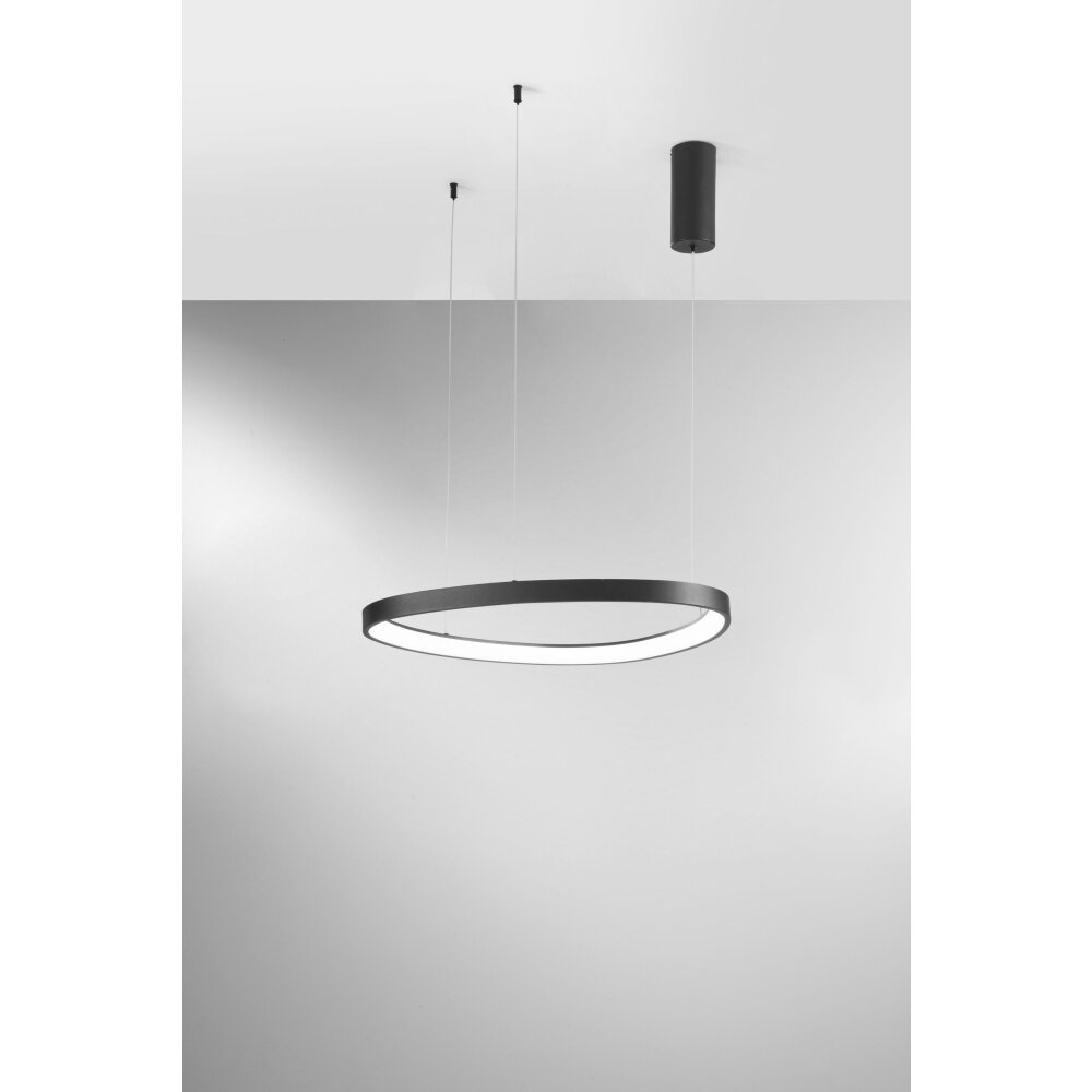 Lutec BEZI Hanglamp LED Zwart, 1-licht main product photo