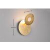 Trio LEANO Muurlamp LED Goud, 1-licht
