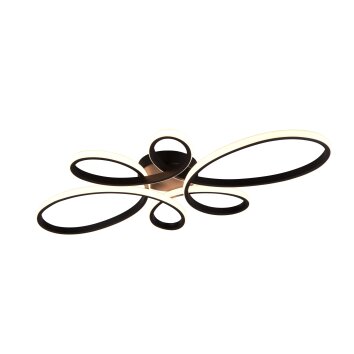 Trio FLY Plafondlamp LED Zwart, 1-licht