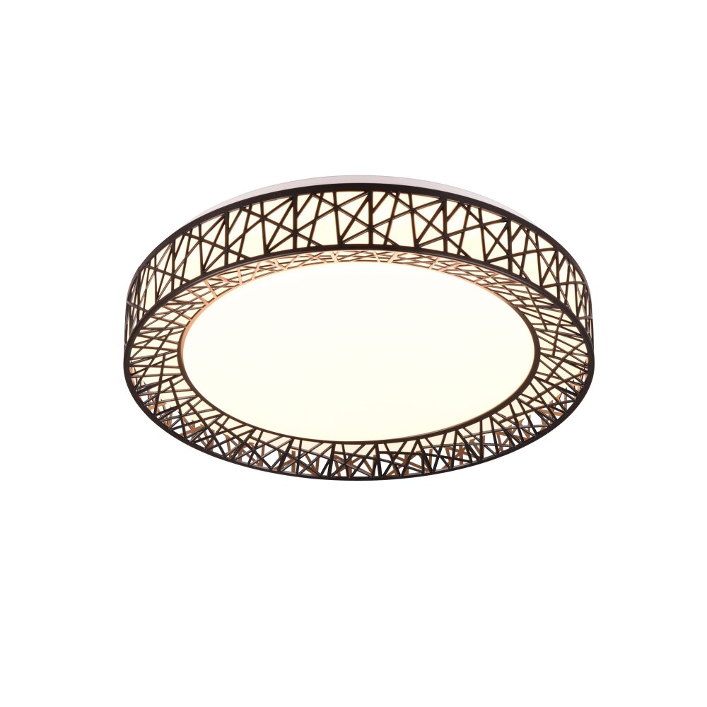 Reality CLUSTER Plafondlamp LED Zwart, 1-licht, Afstandsbediening main product photo