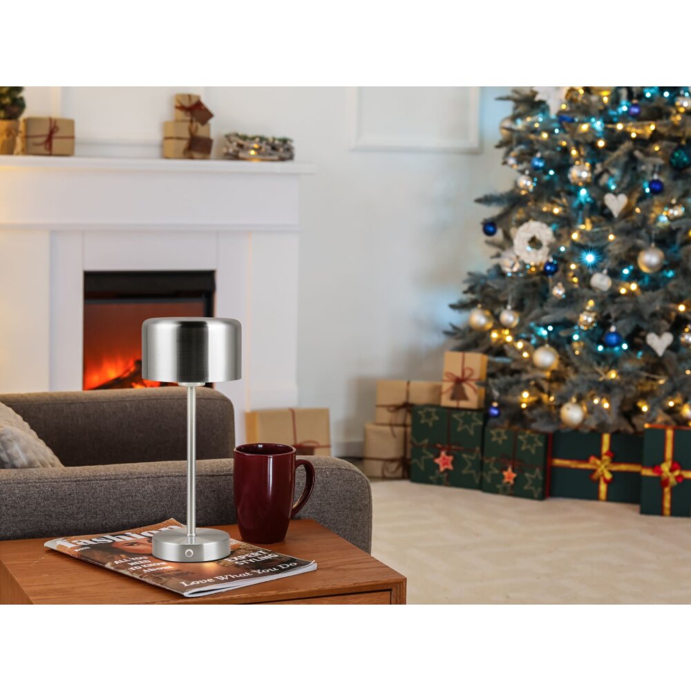 Reality JEFF Tafellamp LED Nikkel mat, 1-licht main product photo