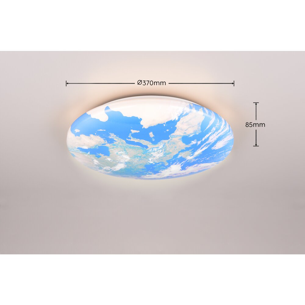 Reality TERRA Plafondlamp LED Wit, 1-licht