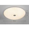 Reality GRAVITY Plafondlamp LED Wit, 1-licht, Afstandsbediening