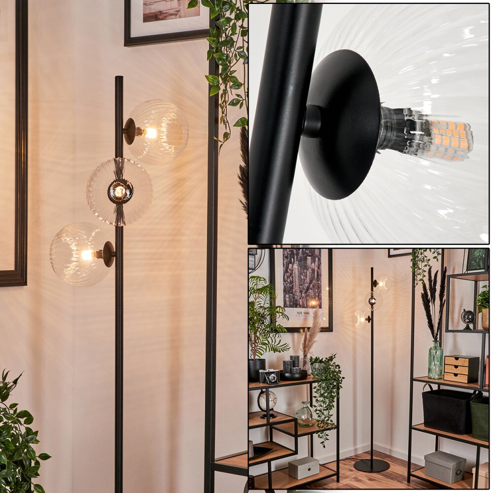 Remaisnil Staande lamp - Glas 15 cm Duidelijk, 3-lichts main product photo
