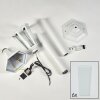 Loria Padverlichting Wit, 1-licht