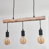 Soungou Hanglamp Natuurlijke kleuren, Zwart, 3-lichts