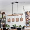 Soungou Hanglamp Natuurlijke kleuren, Zwart, 4-lichts