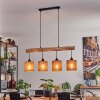 Soungou Hanglamp Natuurlijke kleuren, Zwart, 4-lichts