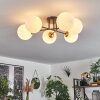 Chehalis Plafondlamp - Glas 15 cm Goud, Zwart, 6-lichts