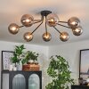 Chehalis Plafondlamp - Glas 12 cm Goud, Zwart, 8-lichts