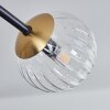 Chehalis Plafondlamp - Glas 10 cm Goud, Zwart, 8-lichts