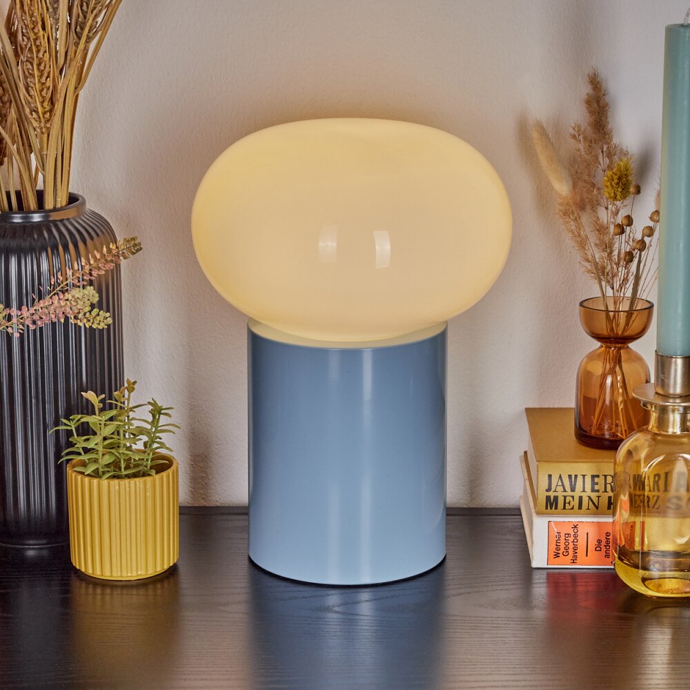 Godrie Tafellamp Blauw, 1-licht