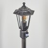 Loria Padverlichting Zwart, Zilver, 1-licht, Bewegingsmelder