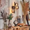 Chehalis Muurlamp - Glas 10 cm Rookkleurig, 3-lichts