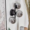 Chehalis Muurlamp - Glas 10 cm Rookkleurig, 3-lichts
