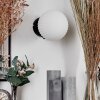 Chehalis Muurlamp - Glas 15 cm Wit, 1-licht