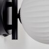 Chehalis Muurlamp - Glas 15 cm Wit, 1-licht