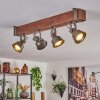 Pehefito Plafondlamp Bruin, Zwart, 4-lichts