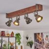 Pehefito Plafondlamp Bruin, Zwart, 4-lichts
